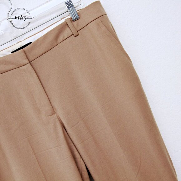 Bundle of 2 Talbots Established 1947 Wool Blend Straight Pants Gray Tan Women 14 - Picture 10 of 16